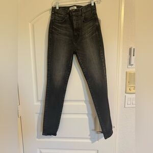 Moussy vintage fleetwood rebirth high-rise skinny jeans in black wash size 27